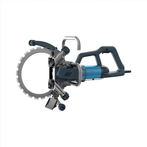 R5100 Ring Power Cutter Saw, Electric Brushless Circular Saw 5800W for Cutting Reinforced Concrete Masonry and Natural Stone. High Frequency Cutting Depth 270mm