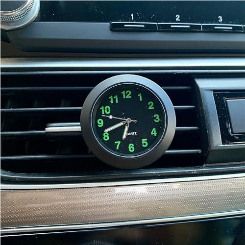 Autouhr, für MG MG3 MG4 MG5 MG6, Auto Armaturenbrett Zubehör Kleine Runde eingebaute Entlüftungsuhren Uhr Mini Digital Timer.,B