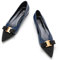 C.Paravano Damen Ballerinas Flache Schuhe für Damen Spitze Ballerina Elegante Bequem Ballerinas für Alltag, Büro & Freizeit (36.5,Marineblau)