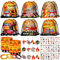 vamei 48Stk Feuerwehrmann Mitgebsel Kindergeburtstag Gastgeschenke mit Kordelzug Turnbeutel Kinder Schlüsselanhänger Silikonarmband Tattoos Geschenktüten Partytüten Give Aways für Junge