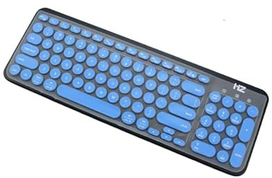 Silicone Laptop Keyboard Cover Skin Protector Compatible for Logitech K780 Multi Device Wireless Keyboard K 780 15.6 (Blue)