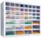 CraftGenes Screw Storage Organiser – 44-Drawer Garage & Workshop Box with Adjustable Dividers, Wall-Mountable Tool Storage Organiser(Gray)