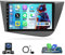 4G+64G Radio Coche para Seat Leon MK2 2005-2012 con Carplay Android Auto,Android 13 Pantalla de 9 Pulgadas con Navegador GPS Bluetooth WiFi FM/RDS HiFi+ Cámara Trasera