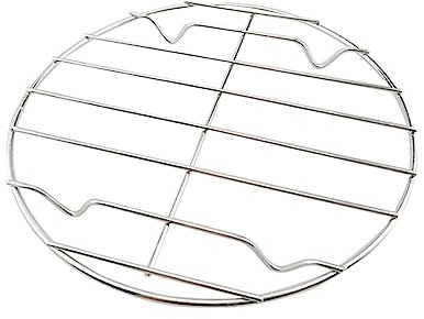 BESPORTBLE Set di Utensili per Barbecue con Griglia Rotonda in Acciaio Inossidabile Supporto per Feste Barbecue Allaperto