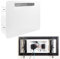 In-Wall Enclosure, 9In Recessed TV Media Box, TV Outlet Media Box, Recessed Network Enclosure Management Kit, Built-In Storage Boxes, Electrical Boxes, for Cable Management