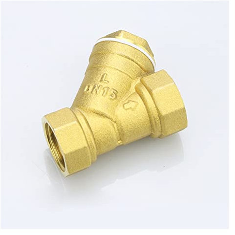Valvole di ottone, Filtro a Y in linea femmina da 1 - Valvola filtro in ottone for impianti idraulici e di irrigazione