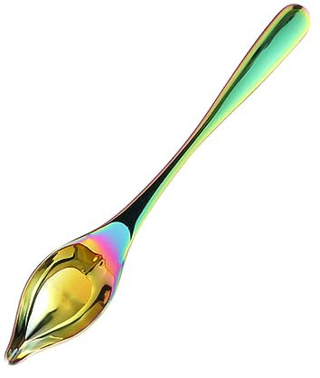 FIXOSHEE Cuchara de Condimentos 304 Inoxidable Cuchara para Salsa Utensilio para Aceite para Hogar y Restaurantes