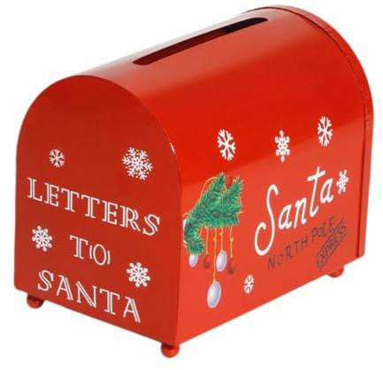 Fenteer Weihnachtsbriefkasten, Express-Briefkasten, Weihnachtsbriefkasten, Weihnachtsbriefkasten, für, Hochzeitsfeier, Hausgartendekoration