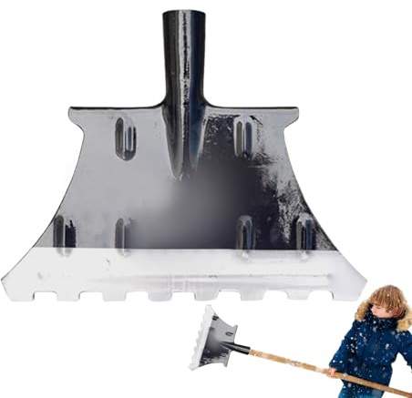 Pala Da Neve Per Auto Pala Invernale Smontabile da Trentatré Centimetri | Pala In Metallo per Esterni Giardino Prato Parcheggio Marciapiede Campeggio Spiaggia