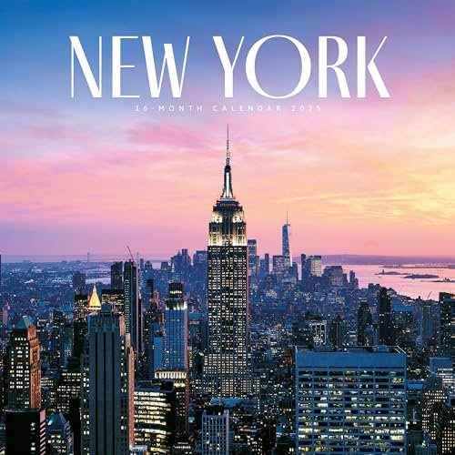 2025 New York Wall Calendar