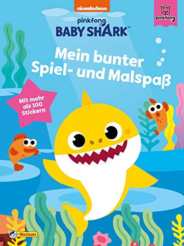 Baby Shark: Baby Shark: Mein bunter Spiel- und Malspaß: Mit mehr als 100 Stickern