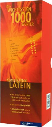 Die wichtigsten 1000 Wörter. Latein: Karteikarten Wortschatz