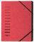 Pagna 40058-01 Ordnungsmappe, 7-teilig, 1-7, rot, 1 Stück