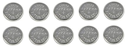 Lot de 10 Piles Bouton pour Montre AG1 S621E SG1 LR60 134 LR621 GP364 1,55 V