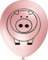 Unbekannt 10 Ballons Schwein, ca. 30 cm