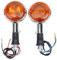 AHL Mortorradblinker Blinkleuchte Blinker Lampe Kit Kompatibel mit Yamaha XV400 Virago Alle Modelle Vorne/Hinten