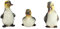 colourliving 3 Stück Dekofigur Ente Entenfamilie Entenpaar Entenkinder Gartenfigur Tierfigur