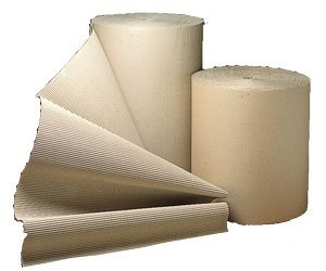 600mm x 75M CORRUGATED CARDBOARD PAPER ROLL 75 METRES