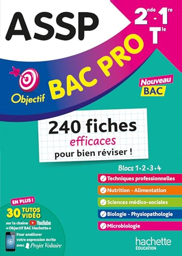 Objectif Bac pro ASSP (2de - 1re - Term) - Fiches - Nouveaux programmes bac 2026