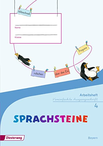 SPRACHSTEINE Sprachbuch - Ausgabe 2014 für Bayern: Arbeitsheft 4 VA