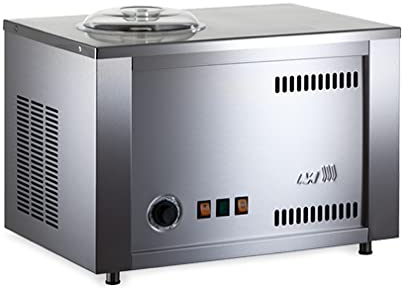 Musso Fiume Giardino Professional Ice Cream Maker for Commercial Kitchens | Fast Freezing without Pre-freezing | Sturdy Italian Ice Cream Machine | Vegan Ice Cream, Gelato, Sorbet, Slush Maker