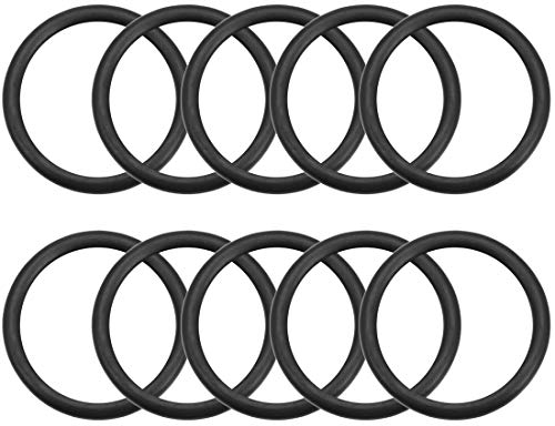 sourcing map 10 Stück Dichtung O Ringe 28 mm AD 21,8 mm ID 3,1 mm Breite Nitrilkautschuk Metrische Dichtungsringe Gummi Unterlegscheiben Seals für Wasserhahn Rohrleitungen Beständig Schlauch