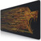 CSL-Computer TITANWOLF XXL Speed Gaming Mauspad - 900 x 400 mm - XXL Mousepad - Tischunterlage mit Titanwolf-Motiv - verbessert Präzision und Geschwindigkeit - Stabiler Halt auf glatten Oberflächen