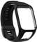 Yikamosi Kompatibel mit TomTom Runner 2 Armband/Runner 3 Armband,Ersatz Armband aus Silikon für Sport Armbänder Kompatibel mit TomTom Runner 2/TomTom Runner 3,Schwarz