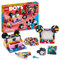 LEGO 41964 DOTS Disney Mickey & Minnie Mouse Back-to-School Project Box, 6in1 Toy Crafts Set with Bag Tags, Sticker Patch and Desk Tidy, Gifts for Kids Aged 6 Plus