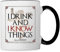 Spreadshirt Game of Thrones I Drink and I Know Things Two-Tone Mug, One Size, White/Black