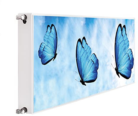 DarHaus Magnet Heizkörperverkleidung Heizkörperabdeckung Heizung Schutz, 160x60 Motiv Schmetterling