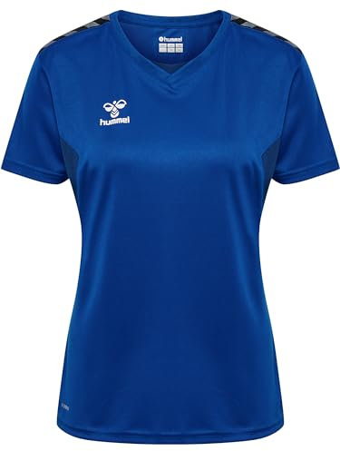 hummel Authentic PL Trikot Damen Weiß blau, XS Damen