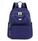 JIANLINST Sac à dos pour femme résistant à l'eau multi-poches décontracté sac à bandoulière pour femmes et filles, bleu saphir, M