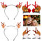 4 Stück Weihnachts Haarreif Haarspange, Weihnachten Rentier Geweih Haarreifen Haarklammern Elchgeweih Haarclips, Weihnachts Haarschmuck Kopfschmuck Weihnachtshaarreif Haarklammer Damen Mädchen