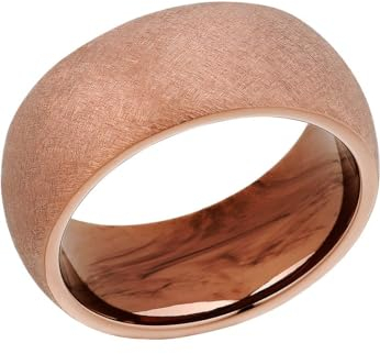 s.Oliver Ring Edelstahl Herren Ringe, Braun, Kommt in Schmuck Geschenk Box, 2037992