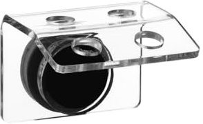 MiOYOOW Aquarium Coral Frag Rack Bracket, Korallen Fragment Halter, 4/8-Loch Stöpsel, Acryl Korallen Fragmentgestell mit Magnetischem Saugnapf für Aquarien