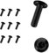 10 Pièces Vis M5 X 20,Vis m5,Boulon m5,Boulons,Acier Inoxydable A2 V2A,Six Pans Creux,Entièrement Fileté,Noir(M5 X 20)