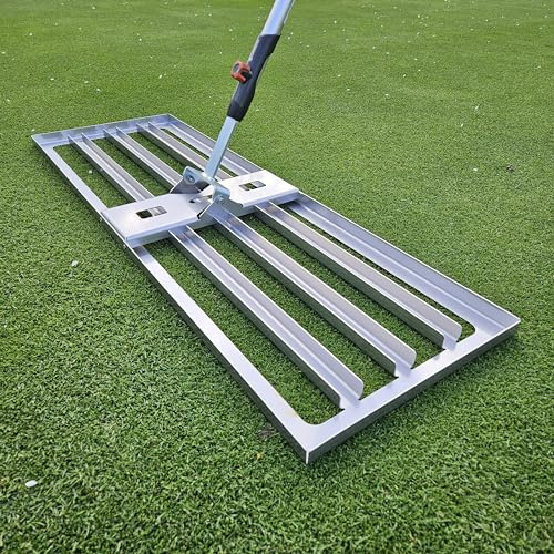 Edelstahl Rasenrakel XL in 100cm Breite mit Aufnahme für Gardena
