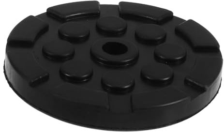 SOLUSTRE Runde Gummiauflage Für Wagenheber Passend Für Autohebebühnen Bodenheber Und LKW-hebebühnen rutschfest Stoßdämpfend Und Leicht Zu Installieren