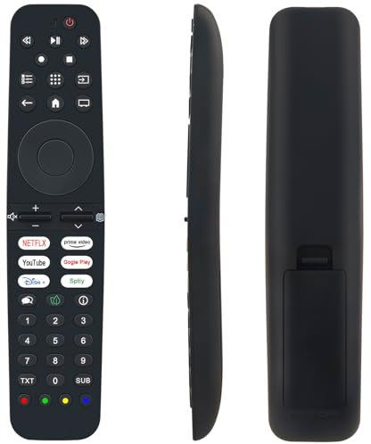 VINABTY Mando a Distancia de Repuesto Adecuado para GRUNDIG TV 65 VOE 73,32CHA6250 32CHA6251 32CHA6390 32GGH6700B 32GHB6241 32GHB6242 32GHB6340 32GHH6500 32GHH6505 32VOE63