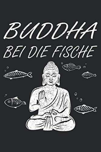 Notizbuch: Buddha bei die Fische Hamburger Spruch