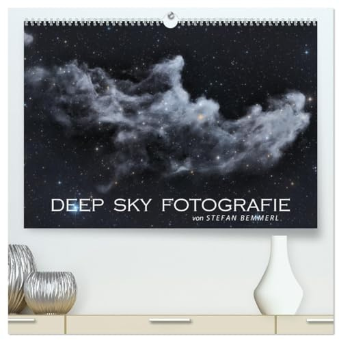 Deep-Sky Fotografie (hochwertiger Premium Wandkalender 2026 DIN A2 quer), Kunstdruck in Hochglanz: Faszinierende Aufnahmen durch´s Teleskop von den Tiefen des Universums (CALVENDO Natur)