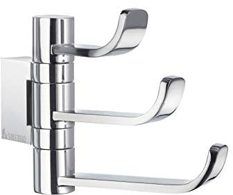 Smedbo ICE Schwenkbarer Dreierhaken Verchromt OK327