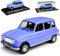 alles-meine.de GmbH Renautl 4 Blau 1961-1992 mit Sockel 1/43 Modellcarsonline Modell Auto mit individiuellem Wunschkennzeichen
