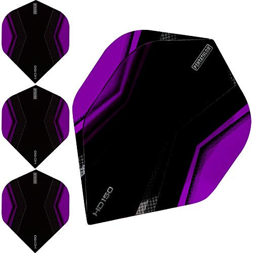 Pentathlon HD150 Dart-Flights, ultra dick, Standard – XWing – 5 Sets (15) (lila)
