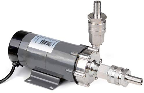 Food Grade Magnetic Drive Brew Pump Stainless Head and Disconnects Kit 25 Watt