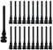 Aiyide 20PCS PC Case Fan Mount Screws, Black, 40mm / 1.57in