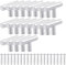 hocadon 20 Piezas Tiradores En Forma De T Acero Inoxidable Pomos Barra T Tiradores con Tornillos para Armarios de Cocina, Cajones, Muebles, Plata