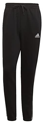 adidas Herren Essentials French Terry Tapered Cuff Pants, black, XL Tall