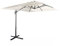 Alice's Garden - Parasol déporté rectangulaire 3x4m - Wimereux - Ecru - Parasol excentré inclinable dans 5 positions. rotatif à 360°.